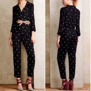 Anthropologie HARLYN The Revel Top Hat Jumpsuit